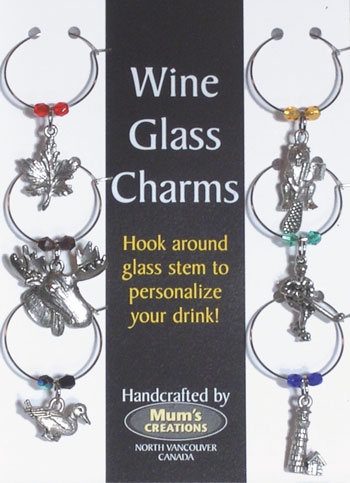 Mum s Creations WC2 Wine Charms-We Love Canada
