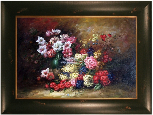 Pa89278-ab54 From Julie S Garden Framed Oil Painting