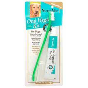 NutriVet 061627 Oral Hygiene Kit for Dog