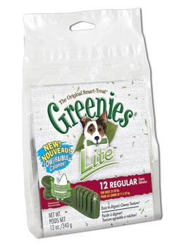 Greenies 01121234 Greenies Lite TreatPak Regular