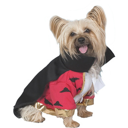 Seasons 32653 Deluxe Vampire Pet Costume Size Large 22-28