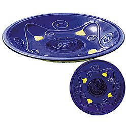 Achla Designs ACHBBC15 16 Diameter Ceramic Lapis Birdbath