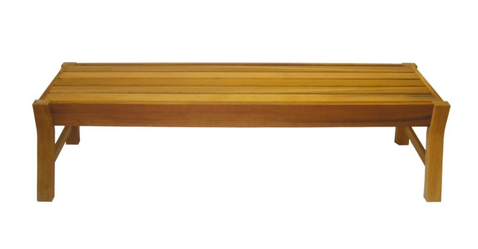 Cedar Delite RCFNBGARDENPS Garden Style Western Red Cedar Bench with Exterior Stain Finish