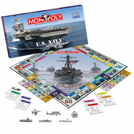 USAopoly 110487 Navy Monopoly
