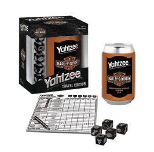 USAopoly 110546 Harley Davidson Travel Yahtzee