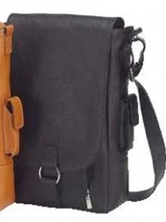 Picnic Gift 4025 Black Vino 2 Leather Wine Tote Two Bottle Carrier