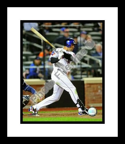 All About Autographs AAA-21093 Carlos Beltran New York Mets MLB Framed 8x10 Photograph 2009 Batting
