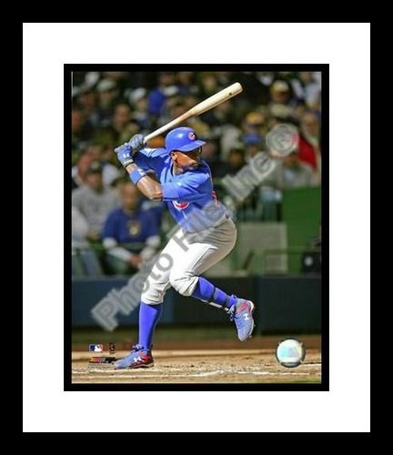 All About Autographs AAA-21101 Alfonso Soriano Chicago Cubs MLB Framed 8x10 Photograph 2009 Batting