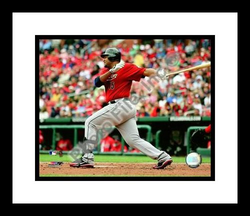 All About Autographs AAA-21110 Carlos Lee Houston Astros MLB Framed 8x10 Photograph 2009 Batting