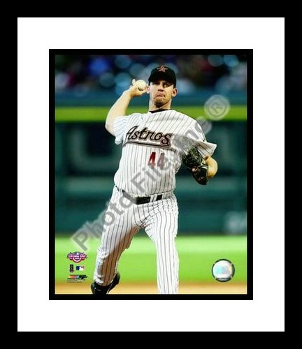 All About Autographs AAA-21111 Roy Oswalt Houston Astros MLB Framed 8x10 Photograph 2009 Pitching