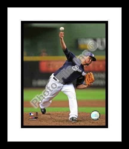 All About Autographs AAA-21114 Yvonni Gallardo Milwaukee Brewers MLB Framed 8x10 Photograph 2009 Pitching