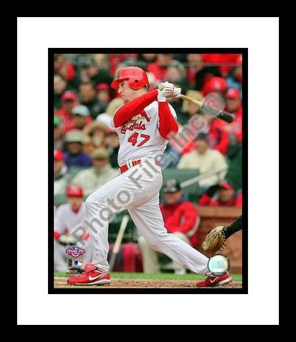 All About Autographs AAA-21117 Ryan Ludwick St Louis Cardinals MLB Framed 8x10 Photograph 2009 Batting