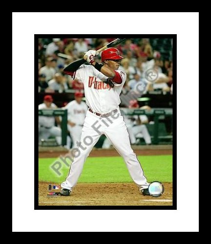 All About Autographs AAA-21119 Justin Upton Arizona Diamondbacks MLB Framed 8x10 Photograph 2009 Batting