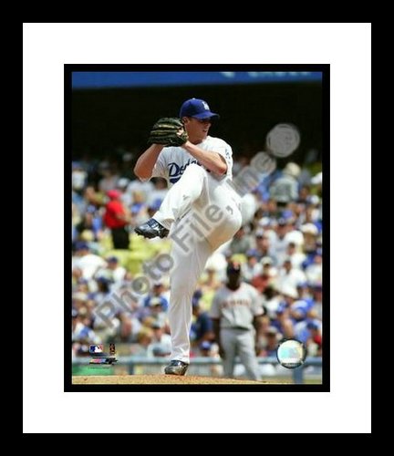 All About Autographs AAA-21127 Chad Billingsley Los Angeles Dodgers MLB Framed 8x10 Photograph 2009 Pitching