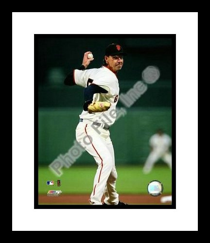 All About Autographs AAA-21132 Randy Johnson San Francisco Giants MLB Framed 8x10 Photograph 2009 Pitching
