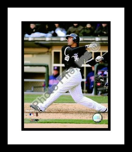 All About Autographs AAA-21162 Carlos Quentin Chicago White Sox MLB Framed 8x10 Photograph 2009 Batting