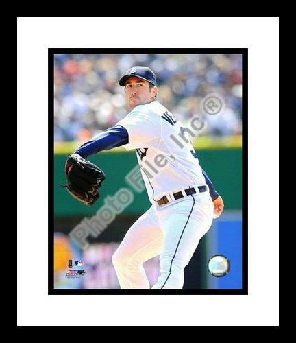 All About Autographs AAA-21171 Justin Verlander Detroit Tigers MLB Framed 8x10 Photograph 2009 Pitching