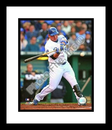 All About Autographs AAA-21175 Billy Butler Kansas City Royals MLB Framed 8x10 Photograph 2009 Batting
