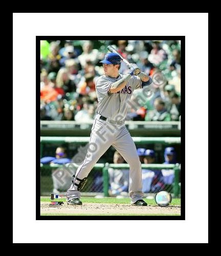 All About Autographs AAA-21187 Josh Hamilton Texas Rangers MLB Framed 8x10 Photograph 2009 Batting