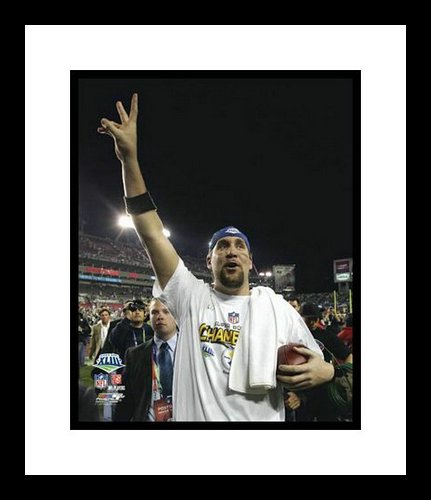 All About Autographs AAA21082 Ben Roethlisberger Pittsburgh Steelers NFL Framed 8x10 Photograph Super Bowl XLIII Hand Raised Celebration