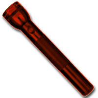 Mag Lite 4 D Cell Flashlight - Red