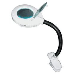 Dorel 00R5012WHT Magnifier fluorescent clip on Desk Lamp - White