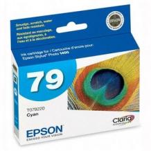 Epson 79 High-Capacity Cyan Ink Cartridge For Stylus Photo 1400 Printer Cyan T079220