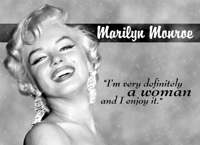 Tin Sign Marilyn Monroe Woman