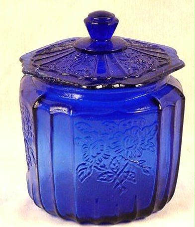 Cobalt Blue Mayfair Cookie Jar