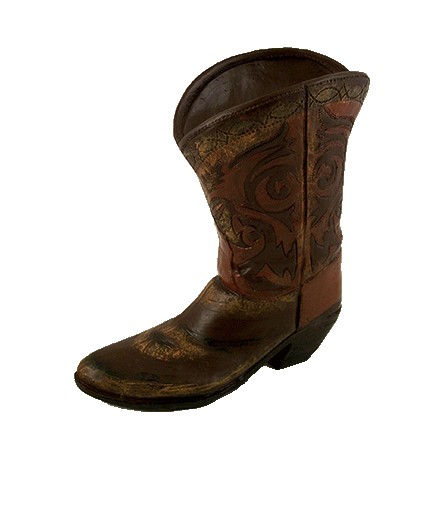 IWDSC 018373850 Western Cowboy Weathered Boot Bank