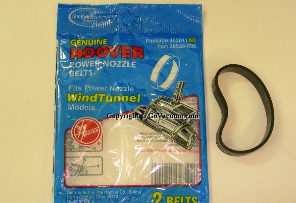 Hoover 40201180 WindTunnel Canister Vacuum Cleaner Agitator Belts 2 Pack