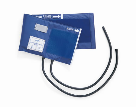 MEDLINE INDUSTRIES MDS91423 Medline LatexFree Inflation Bag 2Tube Inflation Bag and Nylon Range Finder Cuff Large Adult 6 7 8 Inch x 26 Inch