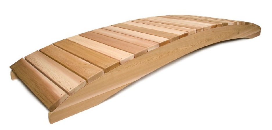 All Things Cedar FB144U 12 Garden Bridge Western Red Cedar