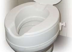 Drive Medical 12064 Raised Toilet Seat Without Lid - 4 Inches