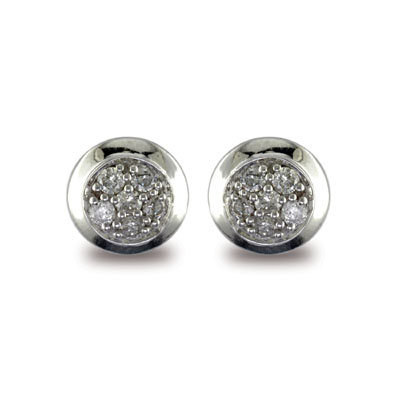 14K Gold Diamond Earrings