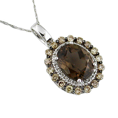 Brown Diamond Necklace