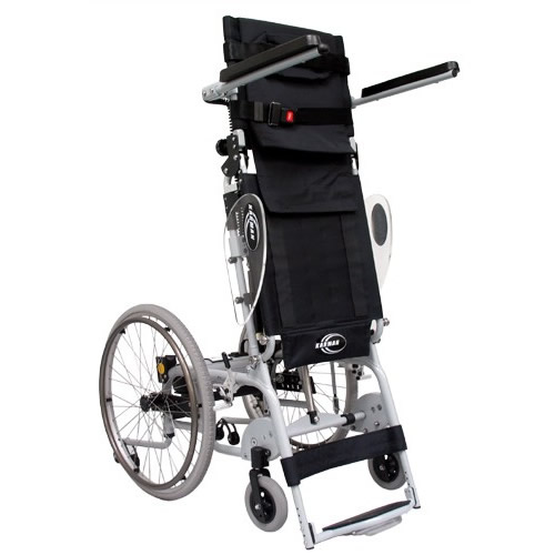 Xo-101 18 Inch Foldable Standing- Quick Release Axles- Foldable Backrest. Seat Depth Adjustable- Frame- Silver. Wt Cap 250 Lbs