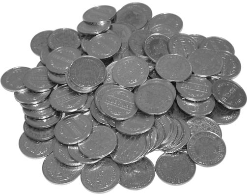 300 pack of tokens for slot machines