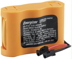 ENERGIZER ER-P107 Fits Panasonic AT and T Emerson Sony Sanyo