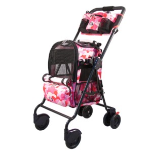 3Q PET AC5-RK-Backpack Pet Stroller in Pink Camouflage