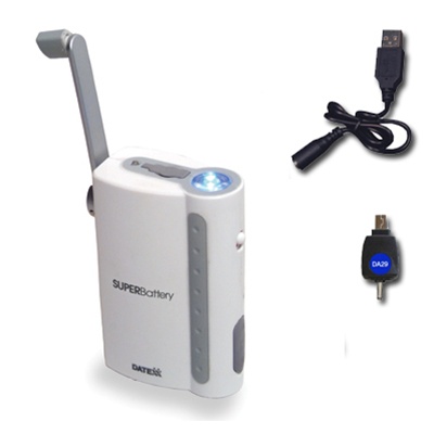 Teledex Inc LED99 SuperBattery with AC or Crank Generator for Cell phones