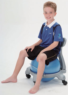 Wee Blossom B0359ANP Ball Chair with Locking Casters - Small
