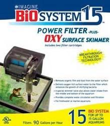 TopDawg Pet Supply Bio System Aquarium Filter Plus Power Skimmer -up To 15 Gallons