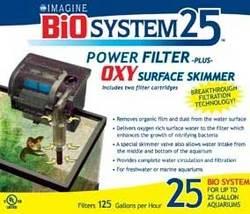 TopDawg Pet Supply Bio System Aquarium Filter Plus Power Skimmer -up To 25 Gallons