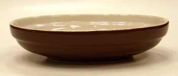 TopDawg Pet Supply Ceramic Wide Rim Cat Dish 6.25 Brown