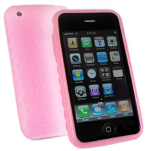 ihx-mobile RSAP3GHPK - Rubber Skin For Apple Iphone 3G - Hot Pink picture
