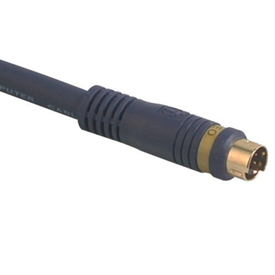 Video cable  SVideo  4 pin miniDIN M  4 pin miniDIN M  12 ft  double