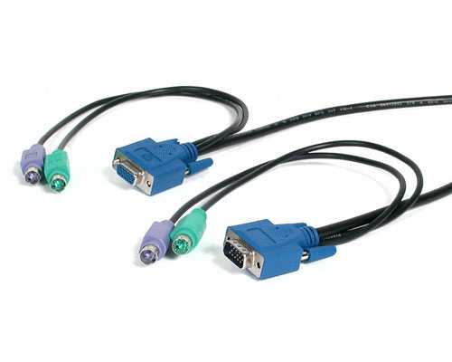 STARTECH.COM PS23N1THIN15 15 3In1 Ultra Thin KVM Switch PS2/VGA Cable