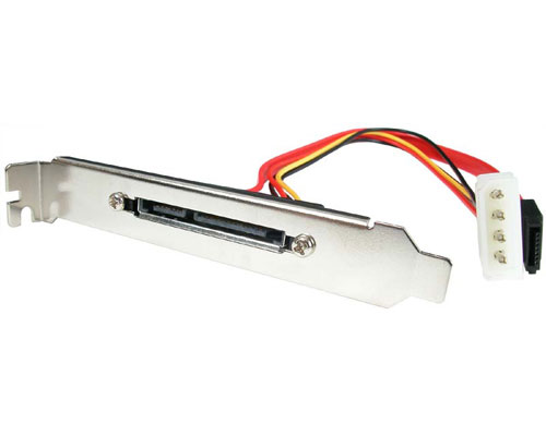 STARTECH.COM SATAPOWPLAT1 1 Serial ATA Data and Power Internal to External Plate