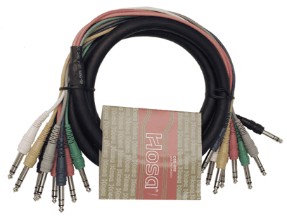HOSA TECHNOLOGY INC. CSS802 Balanced 1/41/4 X8 6.6Ft Snake